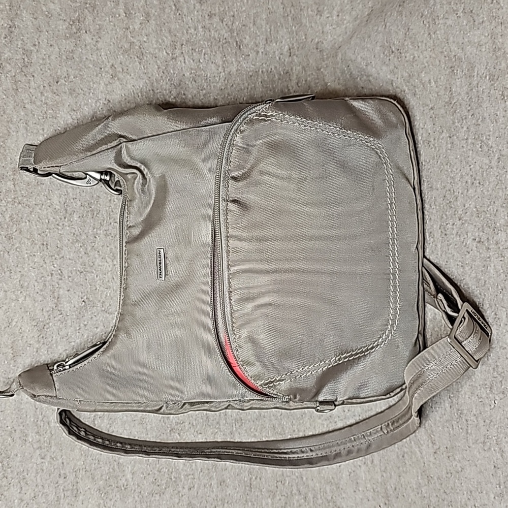 Travelon Anti-Theft Classic Essential Messenger Bag Crossbody Purse RFID